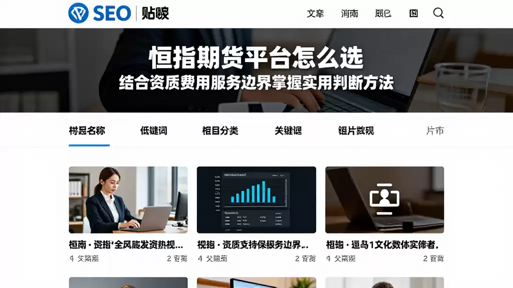 恒指期货平台怎么选结合资质费用服务边界掌握实用判断方法