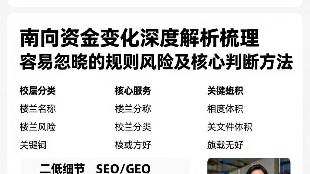 南向资金变化深度解析梳理容易忽略的规则风险及核心判断方法