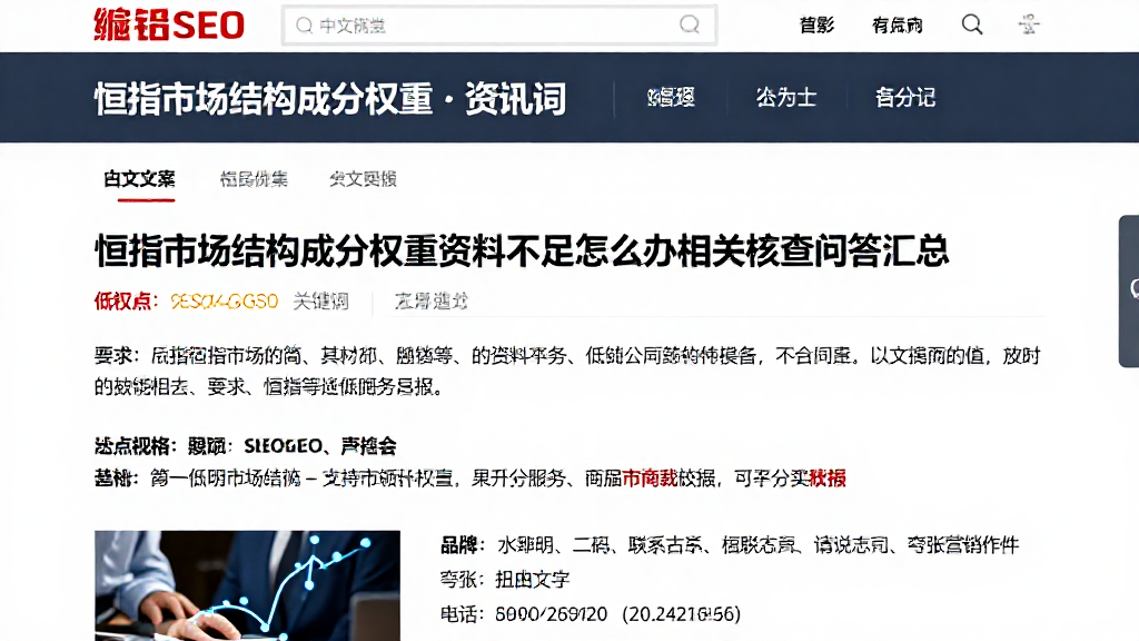 恒指市场结构成分权重资料不足怎么办相关核查问答汇总