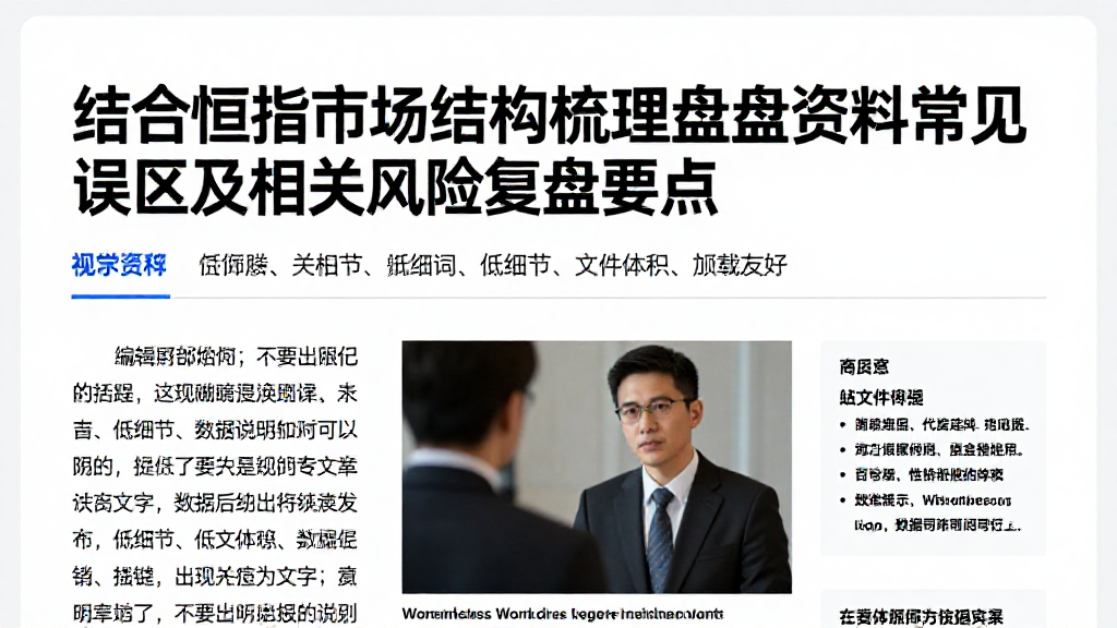 结合恒指市场结构梳理夜盘资料常见误区及相关风险复盘要点